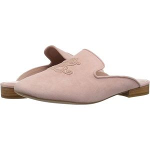 LAUREN RALPH LAUREN Suede Cadi Loafer Mules Shoes Size 7.5 B